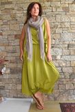 Oscar Drape Trapeze Tank Olive